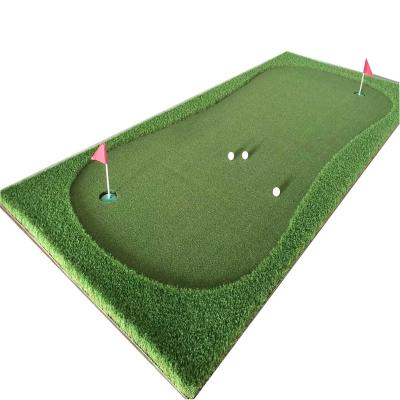 China PP+PE Golf Putting Green Mat Professional Golf Practice Mat for Put Training Aids for Indoor Outdoor Use for sale