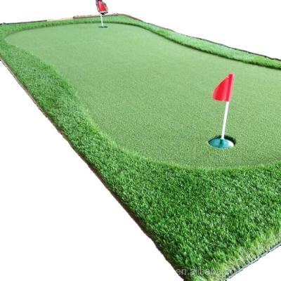 China Wholesale Custom PP+PE Factory Color Mini Golf Practice Teaching Golf Putting Mat For Home Office for sale