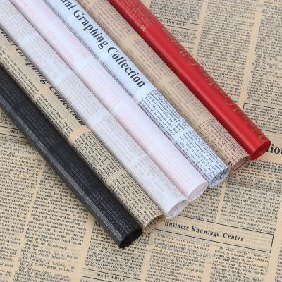 China Hot Sale Waterproof Florist Supply Korean Wedding Paper Valentine Paper For Flower Wrapping for sale