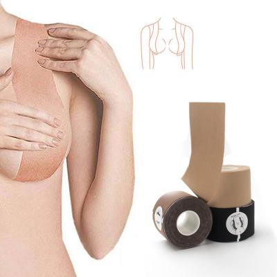 China Wholesale7.5cm*2.5m Large Washable Thin Waterproof Cloth Invisible Boob Lift Bandage for sale