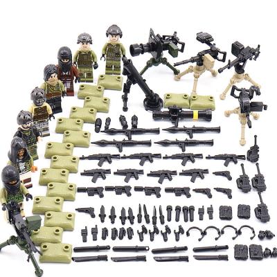 China Building MOC toy military blocks fire suppression army heavy toys and bandits building block for sale