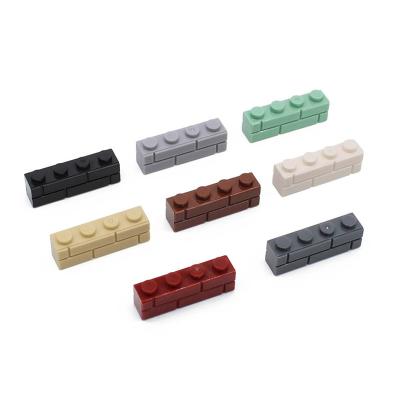 China 1x4 Building Toy Blocks Wall Brick Small Particles Plastic Building Block DIY Toy Parts for sale