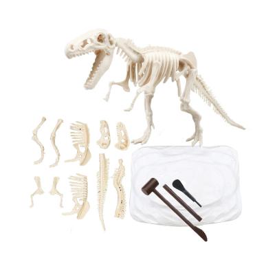 China Plastic Assembly Model DIY Archeological Plaster and Excavation Toys Dinosaur Skeleton Fossil Dig Toy for sale