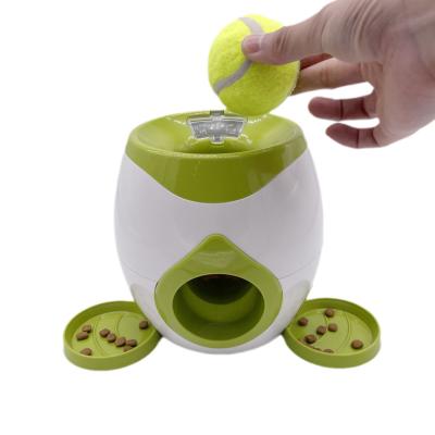 China Wholesale Automatic Automatic Dog Tennis Chew Ball Toy Pet Snack Reward Training Throwing Machine For Dogs for sale