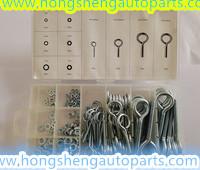 China (HS8089)210 METAL THREAD EYE BOLT KITS FOR AUTO HARDWARE KITS for sale