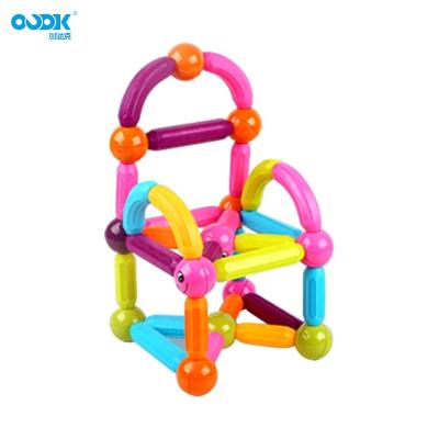 China Eco-friendly Material OUDK Toys MOC Learning Educational Toy Magnetic ABS Kids Plastic Tiles Building Stacking Blocks Moc Set for sale