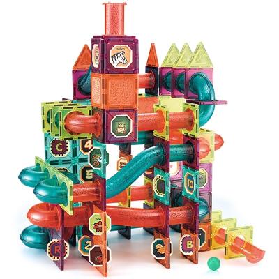 China OUDK Eco-friendly Material Kids Toys Early Educational STEM Toys 263pcs DIY Magnetic Toys Children Building Block Bricks Wholesale for sale