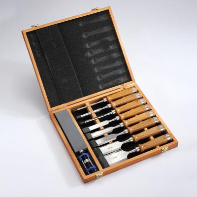 China Woodworking Finely Treated Woodworking Graved Chisel Tools Wood Chisel Wood Turning Set for sale