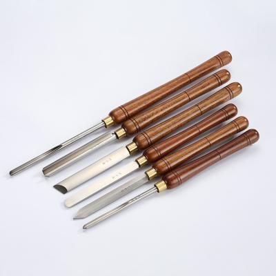 China 6Pcs Tool Tools HSS Wood Chisel External Turning Material Chisel For Carving Wood for sale