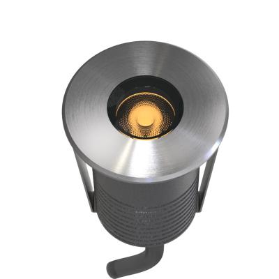 China IP67 Garden Anti-glare 2W Inground Light Uplighter With Honey Comb DC24V Underground Light for sale