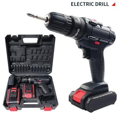 China Ffordable and reliable product for home use 42V two speed electric cordless drill kit with durable tool case for home improvement and DIY project with 2 batteries for sale