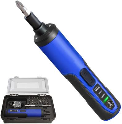 China Working Pen Style 4V Lithium Battery Home Adjustable Rechargeable Portable Cordless Electric Screwdriver With LED Light for sale