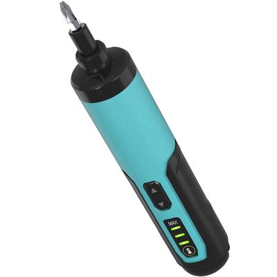 China Home Work Torque Pen Style 4V Lithium Battery Adjustable Portable Rechargeable Cordless Electric Screwdriver With LED Light for sale