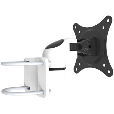 China Adjustable Aluminum Single Monitor Wall Mount Last Place Backup Product Folding LCD Monitor Arm for sale