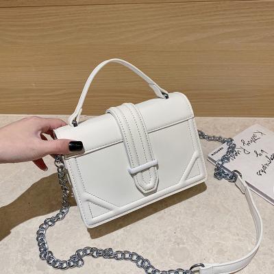 China Other New Women Designer Bags Fashion Lock Shoulder Messenger Girls Chain Luxury Pure Candy Color Cross Square Bag - Body Bags Handbags for sale