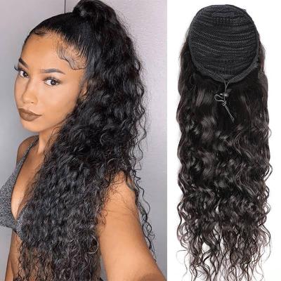 China New Water Wave Water Wave Ponytail: Hair extends and wraps around the ponytail for sale