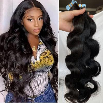 China Water Wave Body Wave Hair Extensions Customized For Women Real Hair Color 100g Natural Hair Extensions for sale