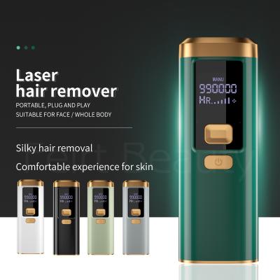 China Hair Removal Combo Home Use Mini Permanent Laser Ladies Whole Body Hair Removal 990000 Instantaneous Skin Care Hair Remover Machine for sale