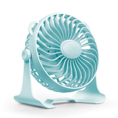 China Portable USB Adjustable Mini Desktop Rechargeable 360 ​​Degree Rotation 3 Speeds Portable Fan for sale