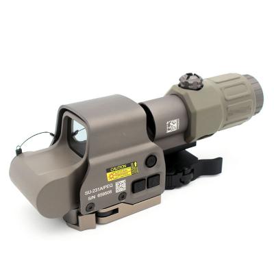 China EXPS3-0 558 Gen2 Dot Holographic W 3X G33 Combo Magnifier FDE Color.MilSpec.Ver Metal Magnifier Optics Scope Red Sight for sale