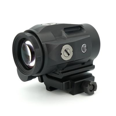 China Durable Optics JULIET3 3X Dot Sight Magnifier Red with Side Flip Mount for sale