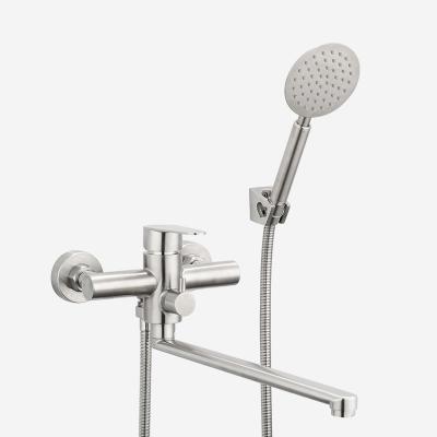 China Frap Electric Faucets Wholesale Sink Faucet Bath Mixer Wall Shower Head Hot Cold Water Mixer Tap F2428 for sale