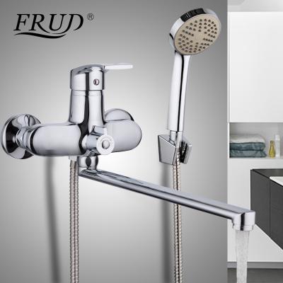 China Frup Faucets Single Handle Electric Shower Faucet Mixer Tap With Hand Sprayer Wall Mounted Bath Shower Sets R22115 for sale