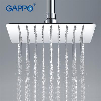 China With Gappo 304 Stainless Steel Overhead Shower Heads Bathroom Square Rainfall Shower 200*200mm G28 for sale