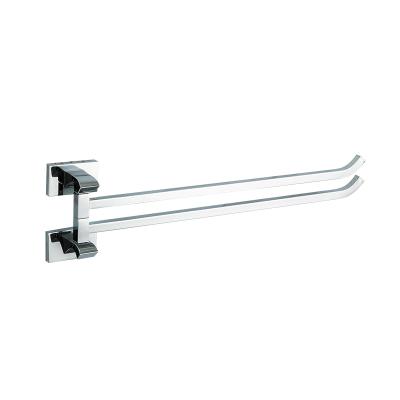 China Heater Gappo High Quality Restroom Hardware Activity Two Bar Towel Rack Bath Towel Two Bar G0712 for sale