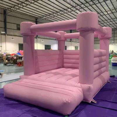 China Mini PVC Bounce House White Inflatable Bouncy Jumper Slide Inflatable Bouncer for sale