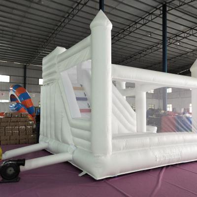 China PVC Pastel Pink Inflatable Bouncer Kids Bounce House Commercial Bouncing Castle For Kids for sale