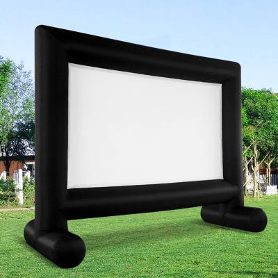 China Best Backyard Firstents Outdoor Home Cinema Theater Giant Inflatable Projector Movie Theater Screen For Party Event JZ0101 for sale