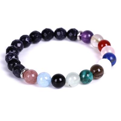 China Eco-friendly Trade Assurance Natural Stone Beads Factory Wholesale Price Stone Bracelet Zodiac for sale