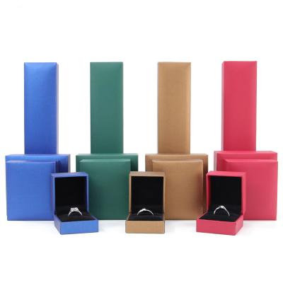 China 6 Color Eco-friendly Hot Selling Ring/Pendant/Bracelet/Long Necklace Paper Jewelry Box for sale