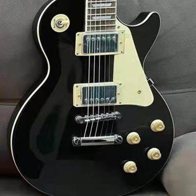 China LP ELECTRIC GUITAR BLACK BOLT ON OEM DISTRIBUTE for sale