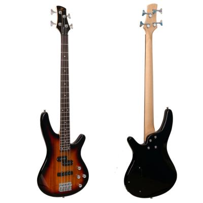 China SOLID BASSWOOD ELECTRIC BASS GUITAR 4 STRING HOT SALE OEM for sale