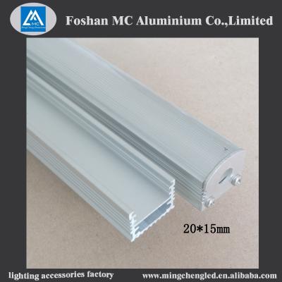 China Decorations LED Aluminum U Channels Profile Aluminum Track For Led Strip Lighting 2m for sale