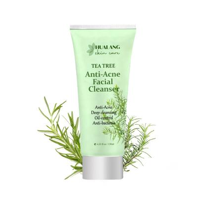 China Tree Facial Oil Tea Private Label Custom Skin Care Products Replenishing Deep Cleansing Men's Wash Foaming Face Wash Detergent for sale