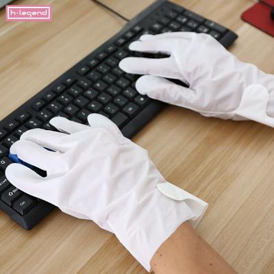 China Moisturizing Customized Private Label Logo Low MOQ Glove Shape Nourishing Korean Style Rose Collagen Hands Sheet Mask for sale