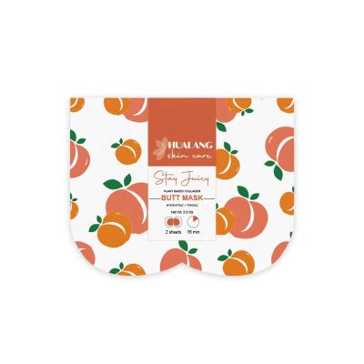 China Moisturizer Customized Custom Private Label Logo Hydrating Hyaluronic Acid Enhancement Peach Tip Sheet Mask for sale