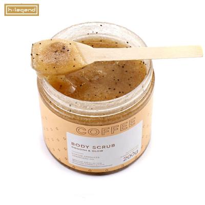 China Wholesale Custom Exfoliator Private Label Body Scrub Exfoliating Coffee Salt Body Scrub For Skin Care Body Skin Exfoliating for sale