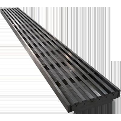 China Public square/side walk/sidewalk public transport/high quality outdoor stainless steel ditch cover channel grate parking lot for sale