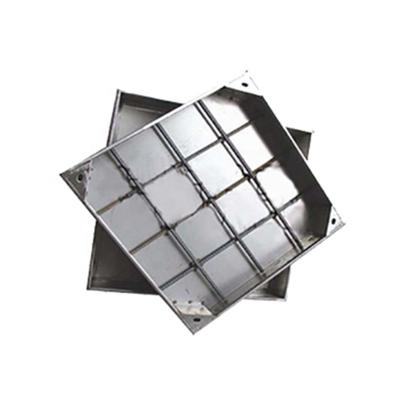 China Lawn Good Quality Stainless Steel Plant Grass Manhole Cover For Park And Garden for sale