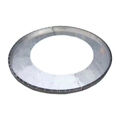 China Patented Industrial Plant Round Stainless Steel Grass Planting Recessed Manhole Top For Urban Landscape for sale