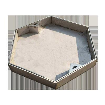 China Road Galvanized Steel A15 Waterproof Recessed Manhole Covers for sale