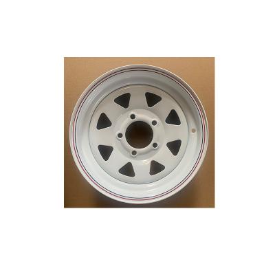 China Factory OEM Hard Trailer Wheel Rims 12X4 Inch For Box Trailer Car Wheel Rim for sale