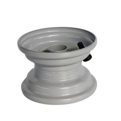 China Hard Steel Car Accessories 5 Inch 5x3 Garden Tractor Lawn Car Wheel Steel Rims for sale