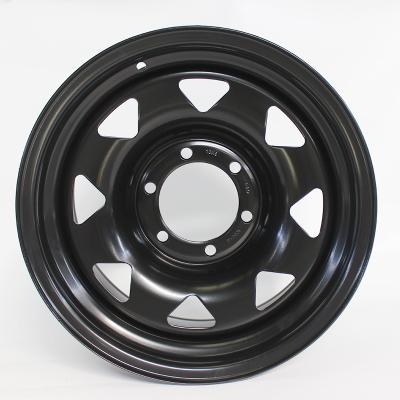 China Factory Hard Trailer Wheel 16 Inch Steel Rim 16x7 Steel Car Wheel Stable Rim for sale