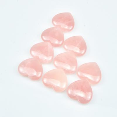 China China aa Rose Quartz Natural Deep Swollen Love Hearts 42*40*13mm Healing Crystal Spiritual High Quality Wedding Decorations Gifts for sale