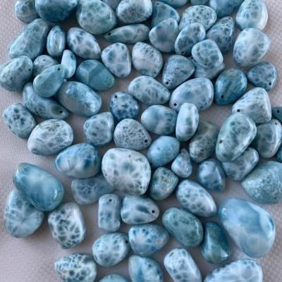 China Natural Stone Lucky Charm Drilled Tumble Necklace Gemstone Crystals Polished Dangle Beads For Bracelet Making Healing Crystals for sale